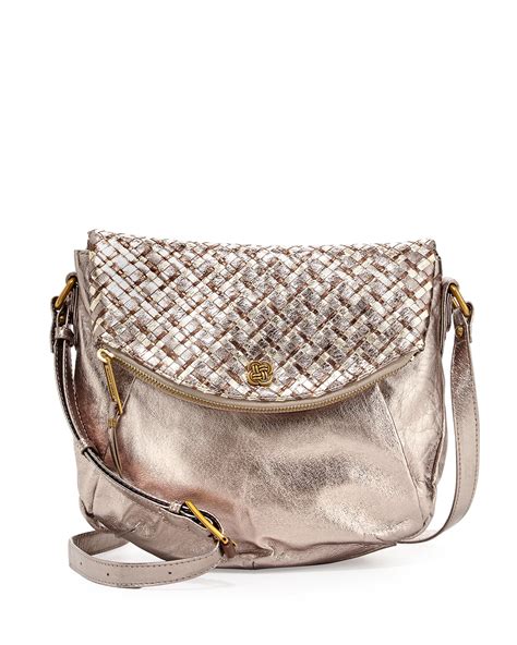 box metallic leather crossbody bag|metallic leather tote bag.